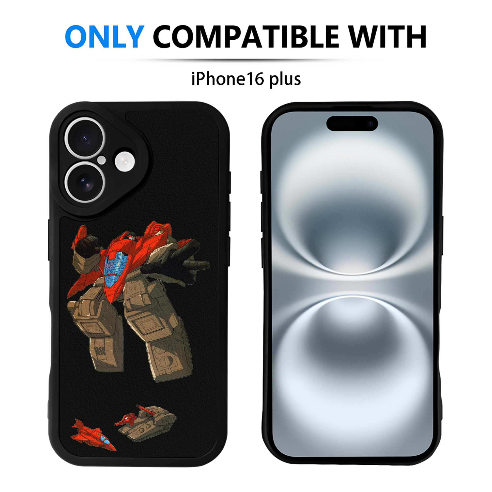 （画像用）  【iPhone 16シリーズ対応】シリコンスマホケース（レザー調） 材質：シリコン